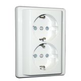MONOB DOUB SAF EARTH SOCKET (SKO TYPE) WHITE