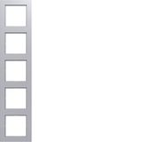 Cover frame 5-way, A.1, titanium