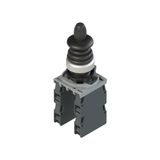 Complete unit with joystick, fixing adapter and contacts