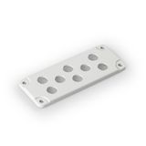 Inlet flange F2 incl. PUR gasket