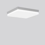 FLAT SLIM square, 29...42 W, 2950...4550 lm, 830, 840, silver, DALI Ce