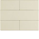 Push-button 2gang, Arsys, white glossy