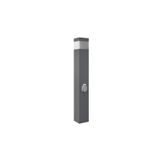 PANLUX Lamp GARD 76 60W E14 with socket and sensor IP44 gray