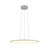 PANEL 60, pendant light, round, PHASE, 3000/4000K, 90ø, grey