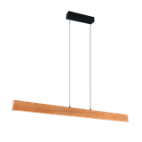 Edgewood LED pendant 150 cm wood