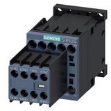 contactor relay, 8 NO, 24 V DC, screw terminal, frame size S00, removable auxiliary switch