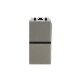 Deviatore unipolare Two-way switch with LED exchangeable Champagne - Zenit