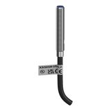 miniature inductive sensor cylindrical M5 Sn 0.8 mm cable 2m (CT à 50 