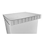 Outdoor rain canopy with exhaust filter, W=600 D=600mm