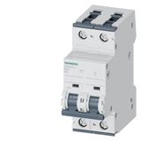 Miniature circuit breaker 5SY4 1+N-pole 3A C-curve 230V 10kA
