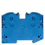 Terminal, iPo plug-in terminal, through-type terminal, 35 mm², blue Terminal block connection technology for various