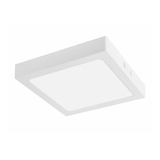 G-TECH LED luminaire FABRO, 18 W, 1800 lm, 4000K, AC220-240V, IP40, surface-mounted, square, white