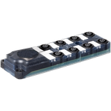 EXACT12, 8XM12, 5 POL. BACKSIDE NPN-LED Backside . spring terminals