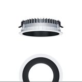 PANOS R R200 4k-840 LDO L BK WH - LED ceiling-recessed luminaire