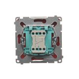 Touch panel 2 modules, Modul 1: 1 touch field, Module 2: 1 touch field, Fixing: horizontal, Silver mist