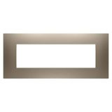 EGO PLATE - IN PAINTED TECHNOPOLYMER - 7 MODULES - LIGHT BRONZE - CHORUSMART