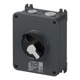 Rotary Isolator Switch 25A 4P IP66/IP69 Surface Mount Aluminium