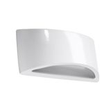 VIXEN VARNISHED WALL LAMP WHITE GLOSS G9 1X40W IP20