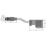 PROFIBUS Cable PVC Cable Jacket   RSSW D9S/T 455-4M