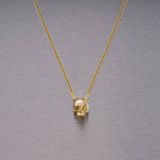 SKULL NECKLACE / TRAVIS BARKER / GOLD