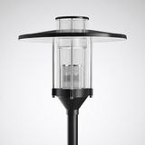 Post-top luminaires 982 CLO (normal) Reflector Black ET 23W 1500lm symmetric wide (SB) IP23 IK04 3 SDCM