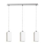 LIZ III 60 pendant opal-colored glass/matt nickel 230V LED E27 3x15W