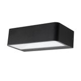 Cygnus LED lamp, 8W, 3000K, IP65, black color
