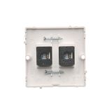 Touch panel 3 modules, Modul 1: 1 touch field, Module 2: 2 vertical touch fields, Module 3: 4 touch fields, Fixing: horizontal, Frozen lava