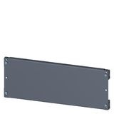 SIVACON, mounting plate, mounting with bracket, H: 200 mm, W: 600 mm, zinc-plated The SIVACON