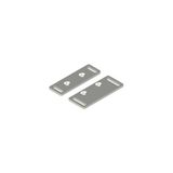 Couple of plane plates supplied with fixing screws HP series
