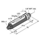 druksensor, IO-Link met 2 transistorschakeluitgangen PNP
