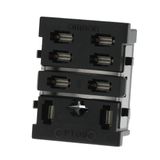 PT  1013C Socket, back-connecting, 8-pin, solder terminals PT  1013C