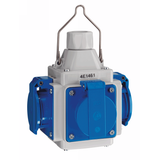 Power cube with 3 SCHUKO socket outlets, IP44