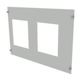 ProfiSNAP Front Plate, for enclosure width 800mm, H=500mm, prepared fo
