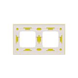 "Bell" push button with LED indicator light, (module), 16AX, Screw, Silver matt, metalic