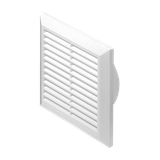 CLASSIC Series grille - with anti-insect net, inlet Ø125