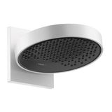 Rainfinity 250 1jet Eco overhead shower, wall-mounted, white