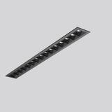 BeamLine Slim, 36 W, 3100 lm, 930, black, on/off Recessed ceiling lumi