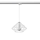 HANGING LAMP 3 PHASE UMBERTO WHITE E27 4000K 7.5W 690LM