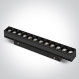 42112AA/B/V BLACK 12W CCTV 48V IP20 MINI/MIDI
