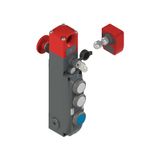 NG series safety switch with lock and integrated control devices, with actuator
