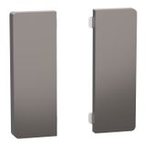 Push button, KNX, Merten System Design, 2gang, rockers, nickel metallic