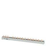 Pin busbar, 16 mm2 16 MW, 4-phase, can be cut FI 4P N right and