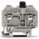 2-conductor fuse terminal block for 5 x 20 mm miniature metric fuse wi