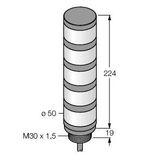 LED Signal Light Tower Light   TL50ZWBGYR W/15