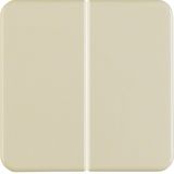 Rocker 2gang, splash-proteced flush-mtd IP44, white glossy