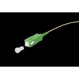 OpDAT pigtail SC-APC, OS2, yellow