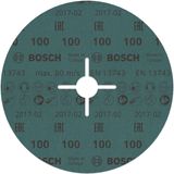 R780 fibre sanding disc, Best for Metal + Inox 180 x 22.23 mm, G100