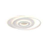 Nazar LED ceiling lamp 48 cm matt white