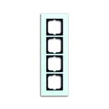 carat®, Frames, Cover frame 4gang, glass white
